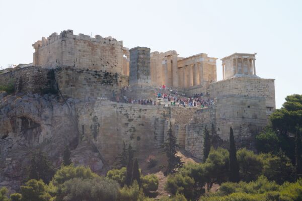 View of the Acropolis from the Areopagus