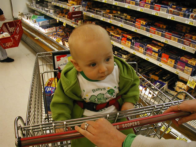 Kid in a cart